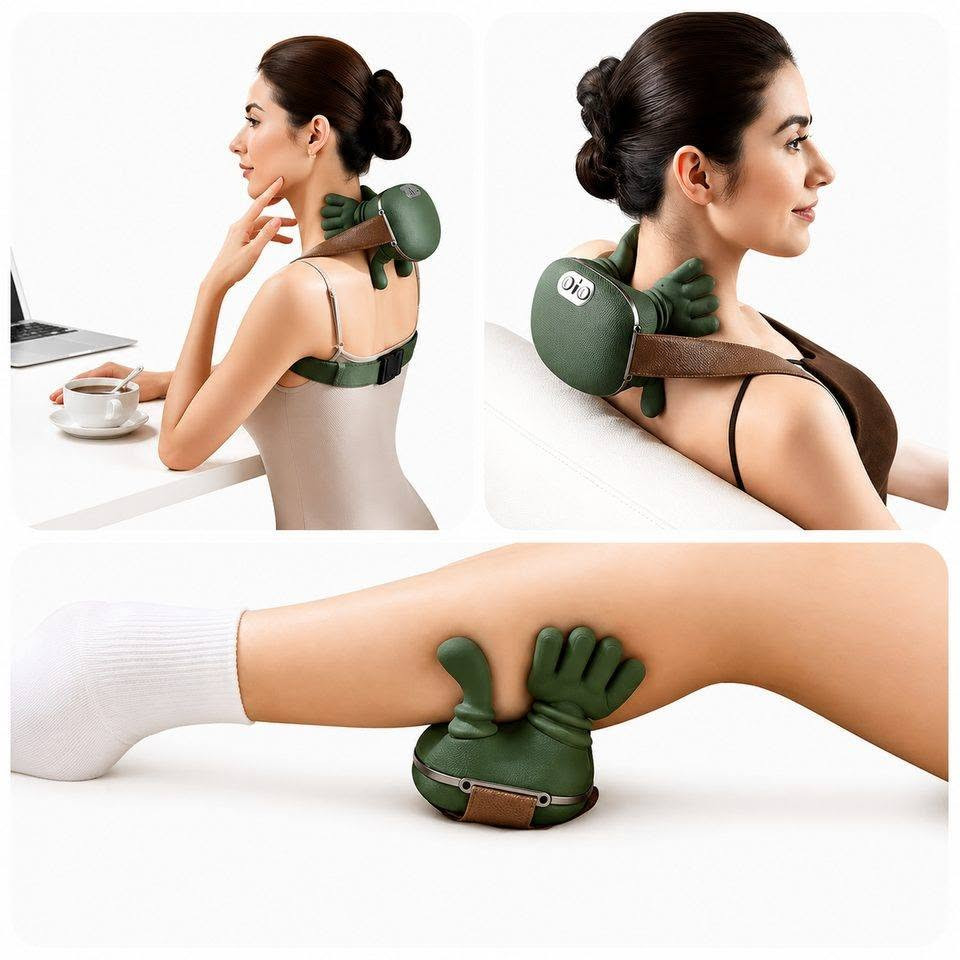سلام عليكم
جهاز تدليك الكتفين والرقبة – Shoulder And Neck Massager (موديل cy-818)

جهاز تدليك عملي للكتفين والرقبة مصمم لتجربة تدليك مريحة وسهلة الاستخدام في أي وقت.

• تدليك بالعجن باستخدام كفّي اليدين

• مزوّد بخاصية الضغط الحراري (Hot Compress)

• مادة صديقة للبشرة

• تصميم خفيف الوزن وسهل الحمل

• تشغيل بسيط بزر واحد مع مؤشّر إضاءة

• مناسب للاستخدام المنزلي اليومي

• جهد الإدخال (Rated Input): 5V
• القدرة (Rated Power): 10W
• سعة البطارية: 2000mAh
• الوزن الصافي: 760 غرام
• الوزن الإجمالي: 1100 غرام
السعر 45 مع توصيل 
للتواصل واتس: ***********
