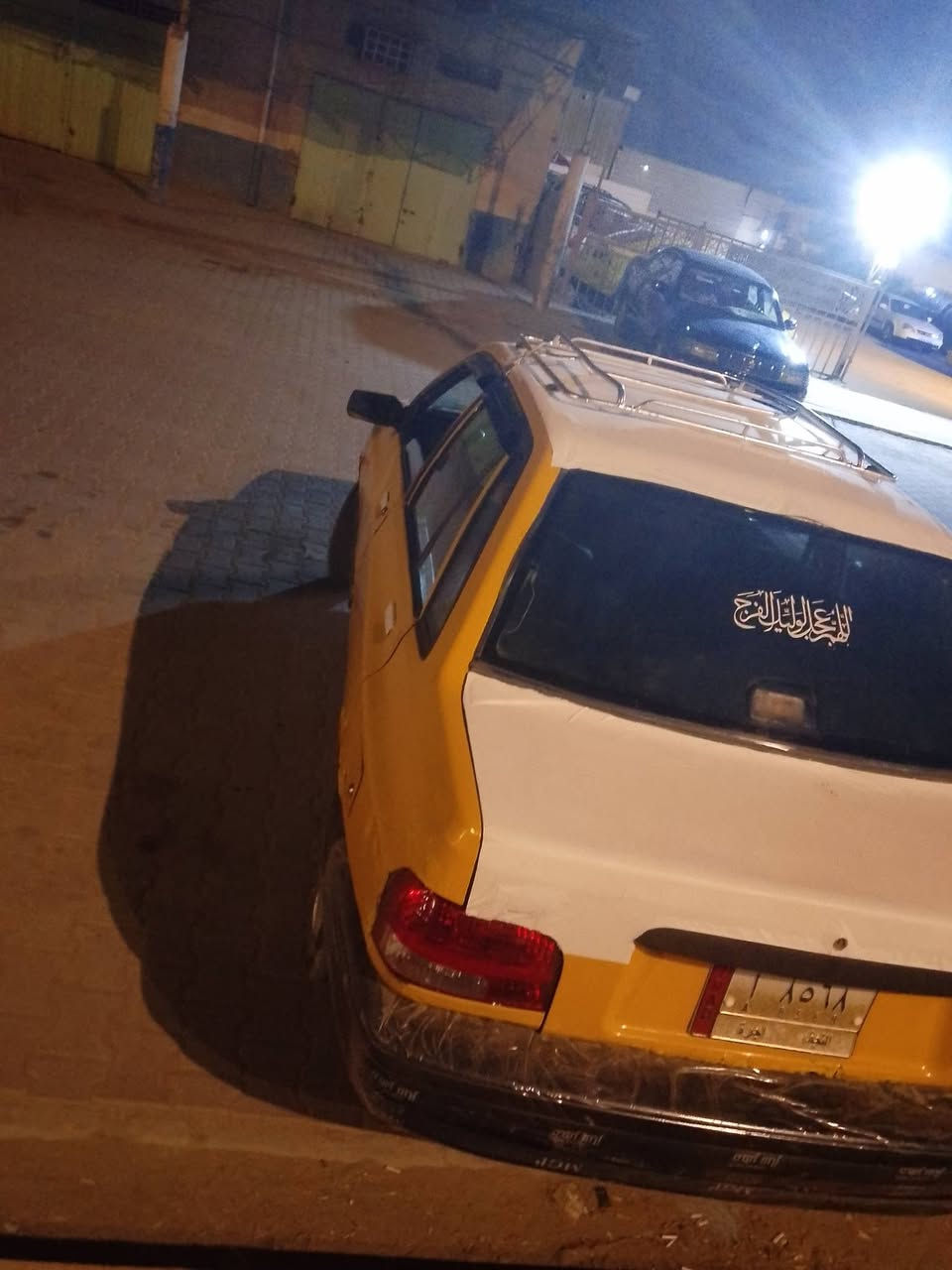 السلام عليكم سايبه للبيع موديل 2011 مكينه كير حداديه دوشمه تخم تاير كله شرط التحويل شوكت مايعجبك اداور مصفرة هيئة وغرامات السعر 18وبيه مجال رقم الهاتف ***********
