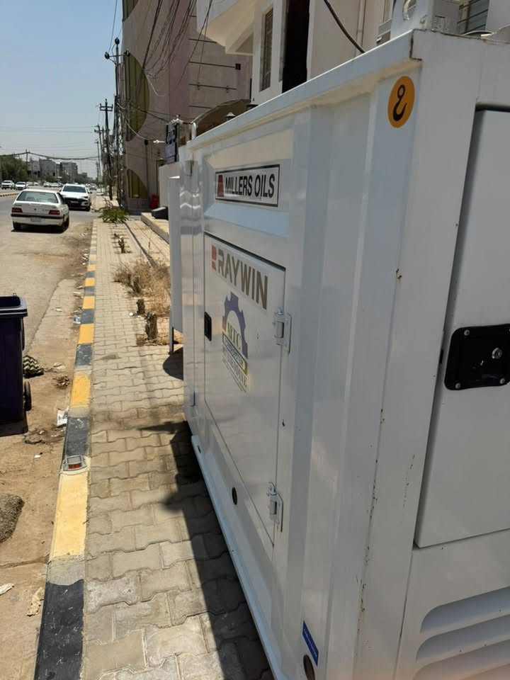 ‏ للبيع مولدة 45kv نوع رايوان سوبر سايلنت المولدة جديدة مستخدم شي قليل السعر 60 ورقة مع المجال الاستفسار ***********
