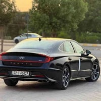 سوناتا 2021 وارد امريكي  حادثه بل صور موجوده وبيه حالوب قليل بل قماره ...