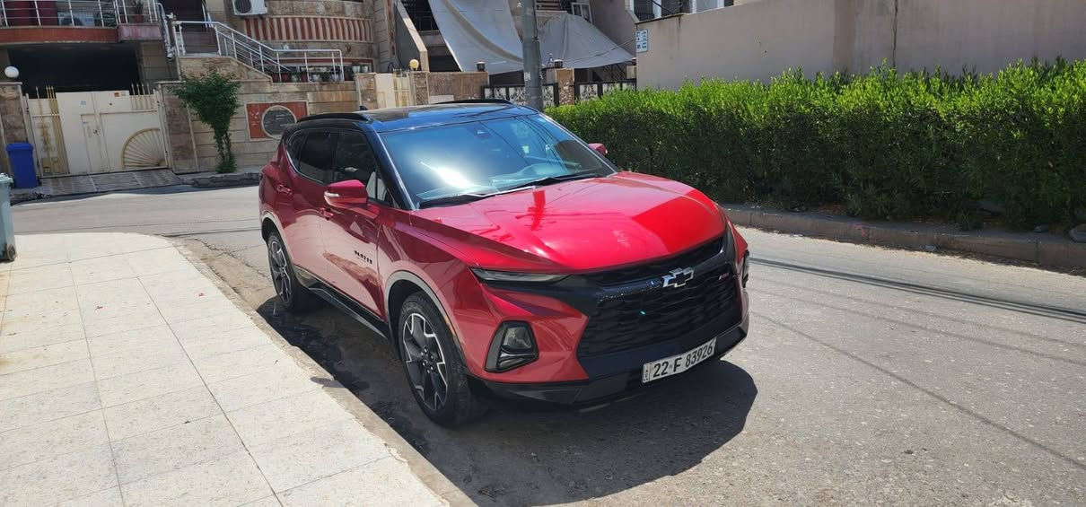 Chevrolet Blaazer  RS
الموديل : 2022

حجم محرك : 6 سلندر

اللون : ماروني + سقف اسود

عداد المسافة :  50 الف كم

السعر :  230 ورقة

الضرر : رقم شاصي مرفقة في الصور مع باب السكن

كافة الارباكات سليمة 

المواصفات : RS

رادارات تحديد مسار 

بصمة ابواب 

تشغيل عن بعد

صندوق كهرباء

كشنات جلد 

كشنات كهربائي 

كشنات تدفئة

تبريد خلفي

بصمة ابواب

هاند بريك بصمة

مكاني اربيل

واتساب ***********
