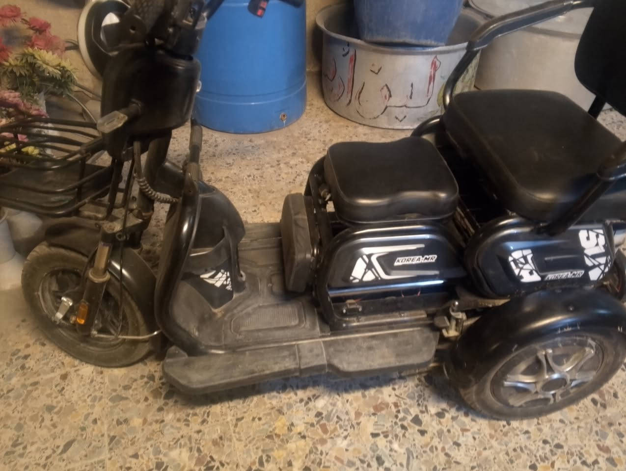 السلام عليكم دراجه ثلاثيه العجلات مال معاقين للبيع البطاريات هابطه فقط دراجه نضيفه ثلاث سرعات بيها وبيها نضام R بك رايده ب 400 وبيه مجال مكاني بغداد مدينة الصدر
المراسله على الخاص ماسنجر او الاتصال ***********
