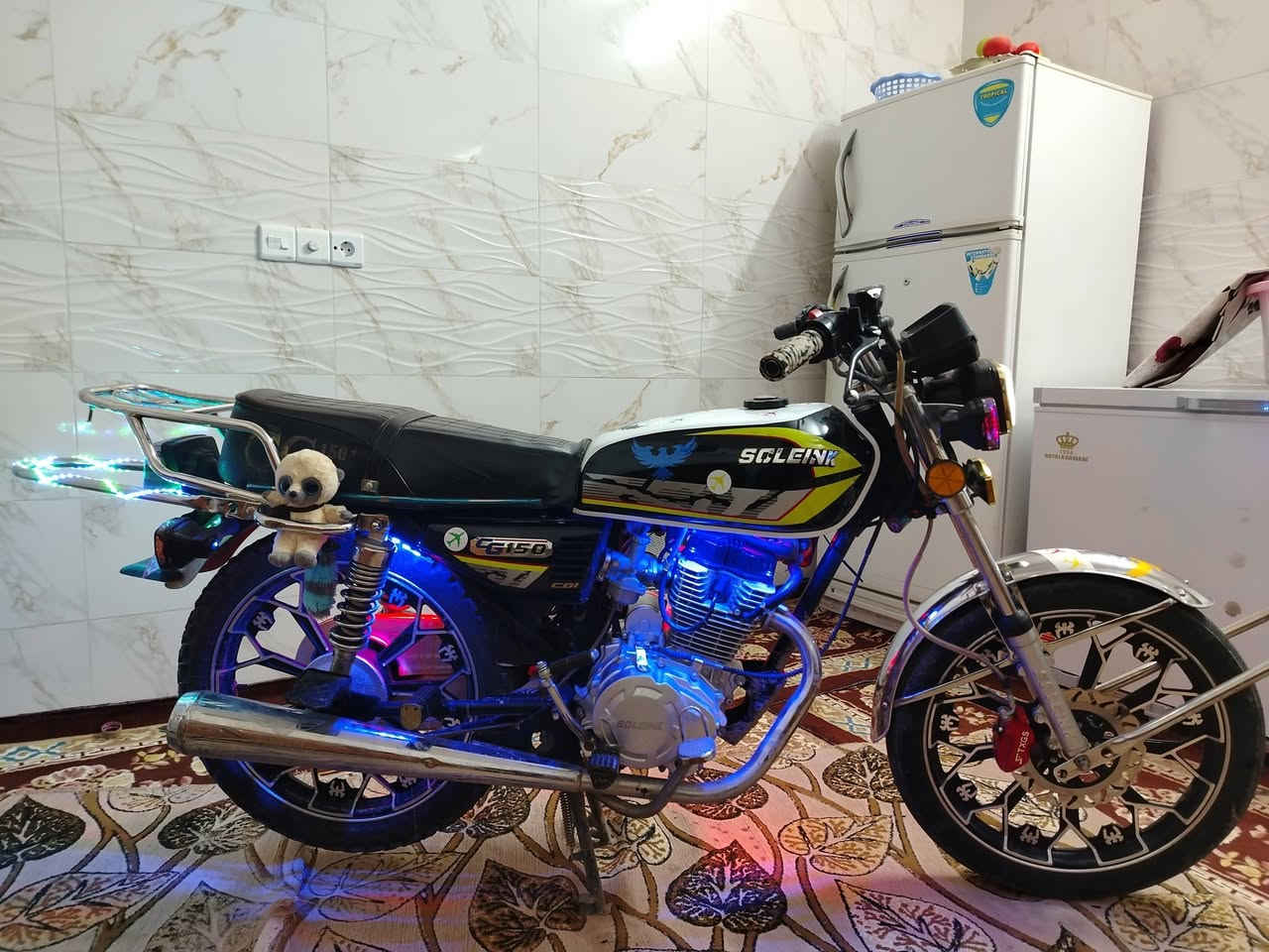 سلام عليكم للبيع سولنك باب اول وزن ثقيل سلف 5كير موديل 2024 محرك ما مفتوح شرط كهربيات نشرات فول رزانه سرعه فول ما بي كل عيب كلا علا بلادي منفيس سويج بلادي محرك150cc سعر 625مجال قليل للطيبين ***********
