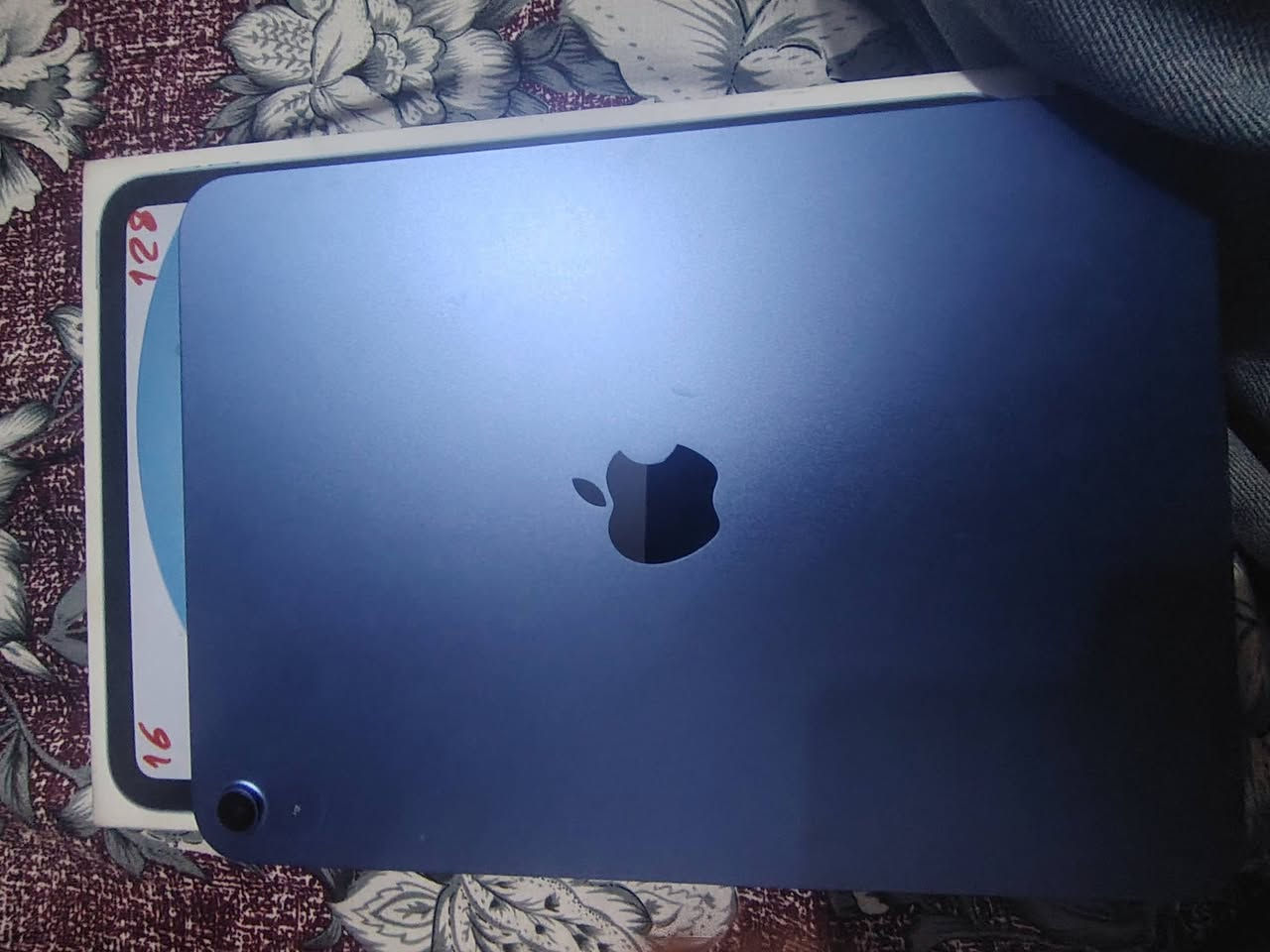 ايباد 11 A16
بطاريه 100
مشحون 38
ذاكره 128 استعمال شهرين
مكاني كربلاء قيم واخذ
***********
