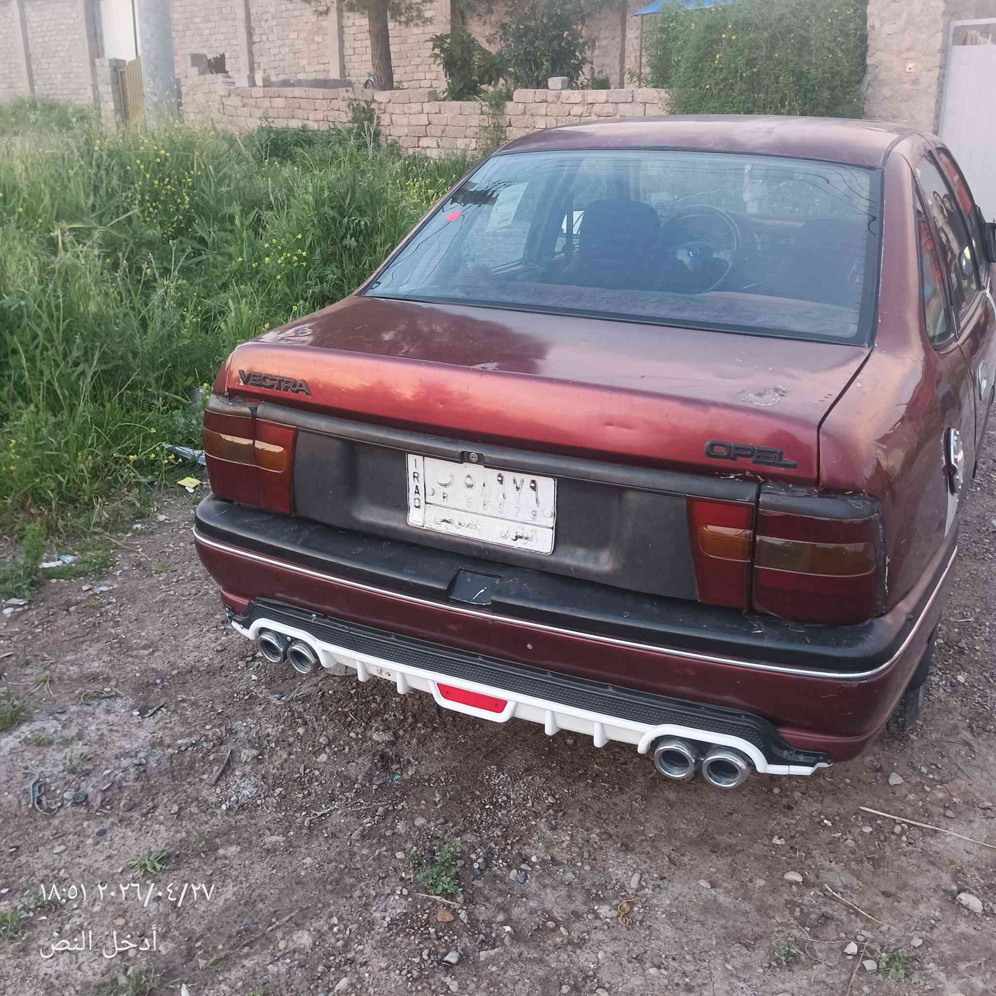 أوبل فكتره حجم 20موديل 90كابون بانزين موجود رقم الماني صاحبها موجد محرك شرط طخم تاير جديد سعر 32 ***********/***********
