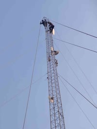 07803394454   07727695573 جانب من أعمالنا فتح وشد برج 30متر رباعي مستع...