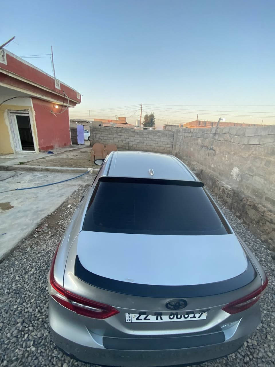 السلام عليكم 
كامري 2022
فول فول عدا البنراما 
رقم أربيل بسمي 
سنويه لل2029
بصمه تشغيل 
بصمه أبواب 
محرك وكير شرط
صبغ فقط رش جاملغ
امامي والباقي كفاله 
للاستفسار 
***********واتساب
مكان السياره موصل ربيعه
