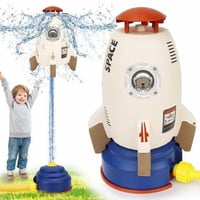 على برك الله متوفر نافورة على شكل صاروخ منضرهة كلش جميل ب الحديقة وبسع...