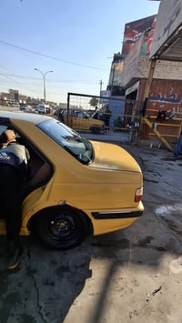 بيجو بارص موديل ١٤ رقم ذي قار بسمي  بيها شك خفيف بلجاملغ الورا وبنيد ط...