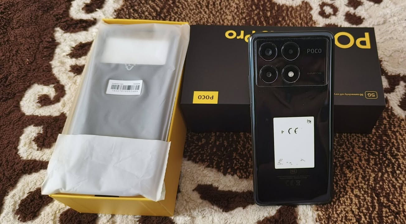 POCO X6 pro 5G
الذاكرة_512 ج_ب
الشاحنة_67_W
الرام _12+12
معالج_Dimensity 8300-Ultra
يدعم _120 فريم 
الجهاز نضيف شرط جديد
السعر _380_ الف
للاتصال_***********5
