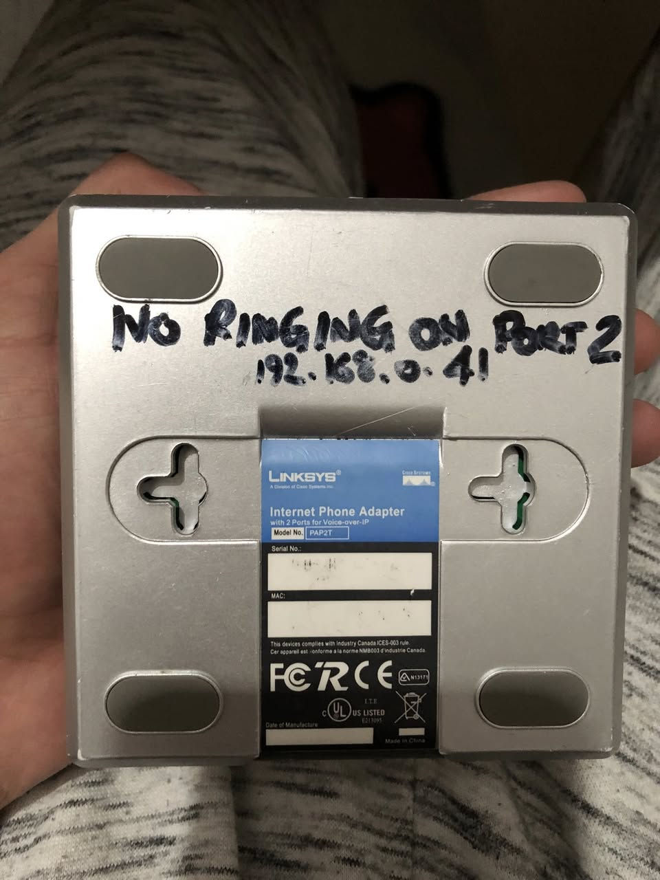 جهاز خاص بالشبكات من  شركة Cisco


**إذا كنت صاحب هذا الإعلان وتريد حذفه لأي سبب، رجاءا أرسل رسالة إلى الدعم الفني**