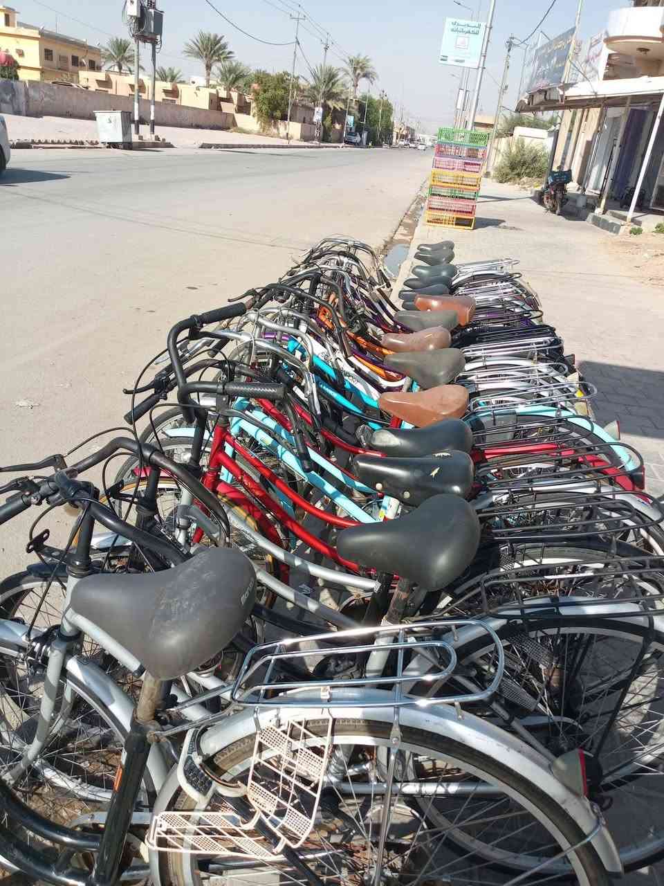 السلام عليكم شباب بايسكلات العدد 31 شلعه واحده العنوان واسط الصويره اي حل يستفسر احط الرقم اتصال***********
