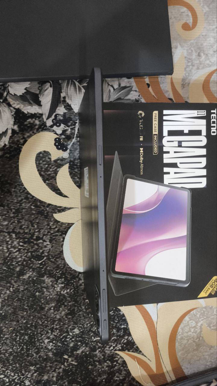 السلام عليكم
للبيع تكنو ميجا باد 11 
ملاحظة مستخدم شهر ونص نضافة %99

ذاكرة 256+رام16

بطارية8000mعملاقة

مزود بأربع سماعات صوت ستيريو كلش عالي

يدعم شريحةsim

ببجي 60فريم 

الطول257.1ملم-العرض168.7ملم-السمك7.6ملم-الوزن510غرام

تدعم الشاشة تحديث 90هرتز سلاسة حلوة مع سطوع 440شمعة 

الشاشة (FHD+) دقة كلش عالية

السعر 250وبي مجال بسيط

تواصل ع فيسبوك

مكان كركوك
يرهم مراوس بايفون 13برو فقط ونطي فرق


**إذا كنت صاحب هذا الإعلان وتريد حذفه لأي سبب، رجاءا أرسل رسالة إلى الدعم الفني**