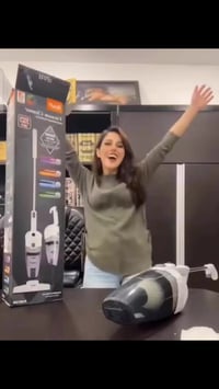 مكنسة RAF ألماني • ٢×١ عامودية+محمولة • نظام إعصار