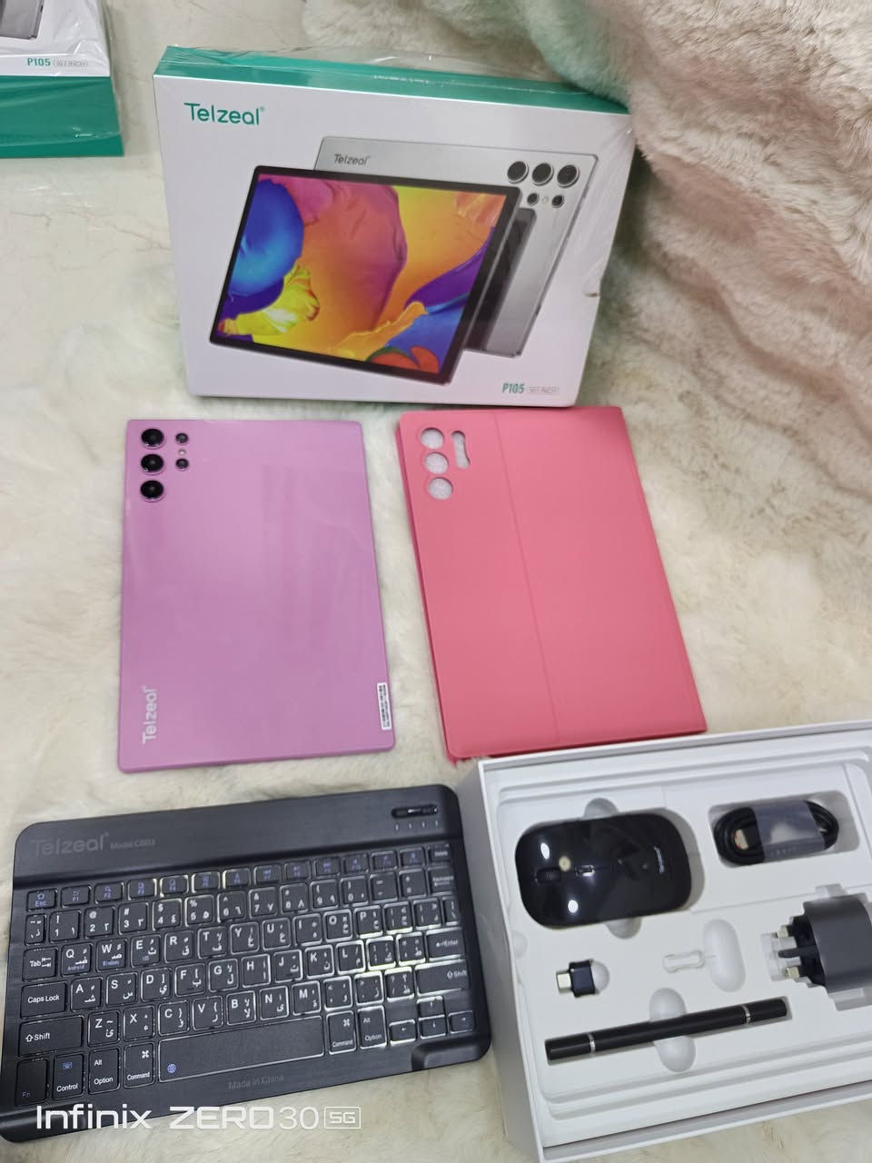 تاب Telzeal
حجم الشاشة 💻 10 انج
بطارية🔋10000 ملي امبير
دبل سيم كارت
اندرويد 15
ذاكره 512 
العشوائيه 12
مع كامل ملحقاته السعر ١٦٠ الف


**إذا كنت صاحب هذا الإعلان وتريد حذفه لأي سبب، رجاءا أرسل رسالة إلى الدعم الفني**