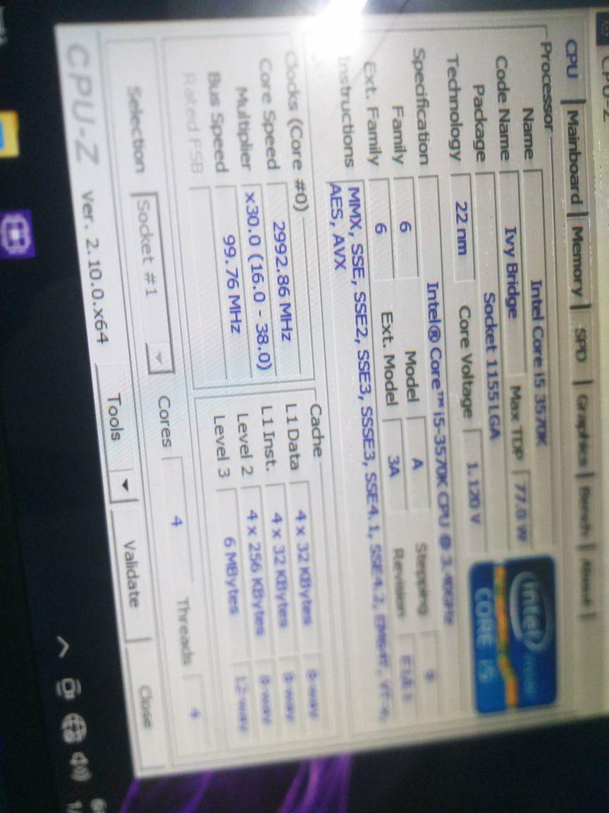 مذربورد جيل ثاني وثالث 
Lga 1155 
مع معالج i5 3570k كرت داخلي انتل hd 4000
لبورد جديد فقط مفحوص شرط الشغل سعر 40
انطي ويا رام 4gb هدية 
مكاني نجف متوفر توصيل النجف, العراق


**إذا كنت صاحب هذا الإعلان وتريد حذفه لأي سبب، رجاءا أرسل رسالة إلى الدعم الفني**