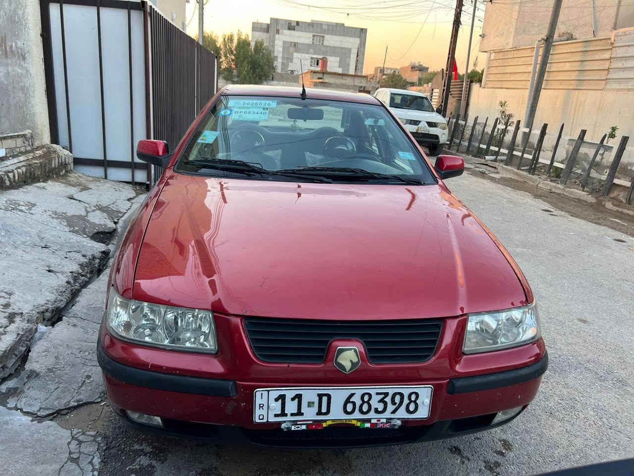 السلام عليكم سياره سمنت موديل 2009 سياره كفاله عامه مابيه صبغ فقط بارد مكان قليل السياره باسمي تحويل ثاني يوم كير مكينه خير من الله تبريد شغال اي نقص مابيها تخم تأير جديد السنويه جديده السعر 55بيه مجال قليل مكاني بغداد البياع تقاطع درويش. رقم الموبايل  ***********
