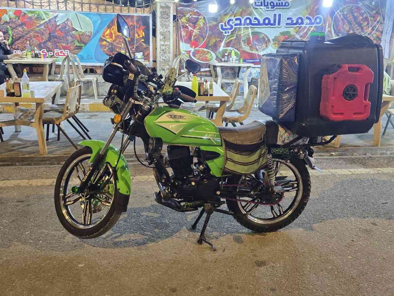 السلام عليكم...
دراجة سونلك "ان ماكس" موديل 2026 ماشية اقل ال2000 مرقم كامل سنوية ولوحات انگليزي  ، مثل ما موضح بالصور النظافة مناقصها برغي محرك 200cc ، ارقام نجف "مشروع وطني" 

السعر ملوين و950 وبيها مجال  .

ملاحظة : الصندوگ ما مشمول بلبيع .

*********** ، واتساب واتصال .
غير متواجد فيسبوك .
