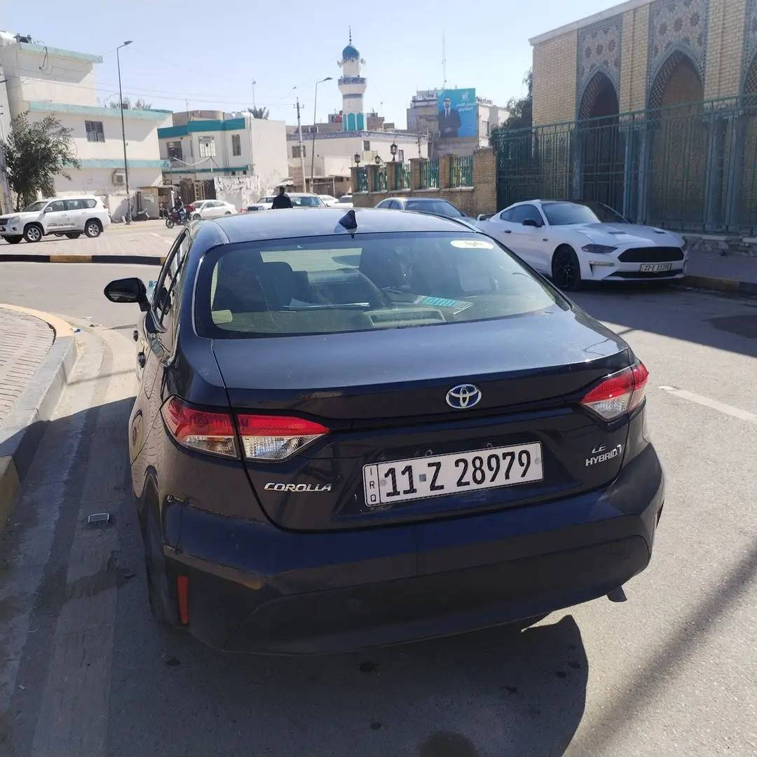 للبيع كورلا هايبرد وارد موديل 2023 سعر 145 مجال بسيط مكان بغداد الاعضمية ***********قطعتين صبغ
