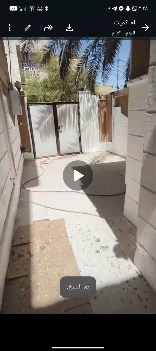 دار للايجار
100 م طابقين الايجار 400
نجف حي المهندسين قرب جواد ابو حمزه
يحتوي ع غرفتين وصالتين وستقبال ومطبخ وصحيات


**إذا كنت صاحب هذا الإعلان وتريد حذفه لأي سبب، رجاءا أرسل رسالة إلى الدعم الفني**