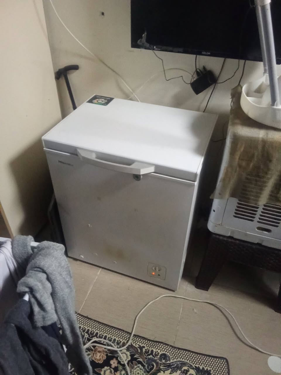 السلام عليكم ورحمة الله وبركاته عندي هاي المجمدة للبيع الي ما يشتري لايكسر بل حاجة اريدهة ب130وبيهة مجال وهذا رقمي ***********
