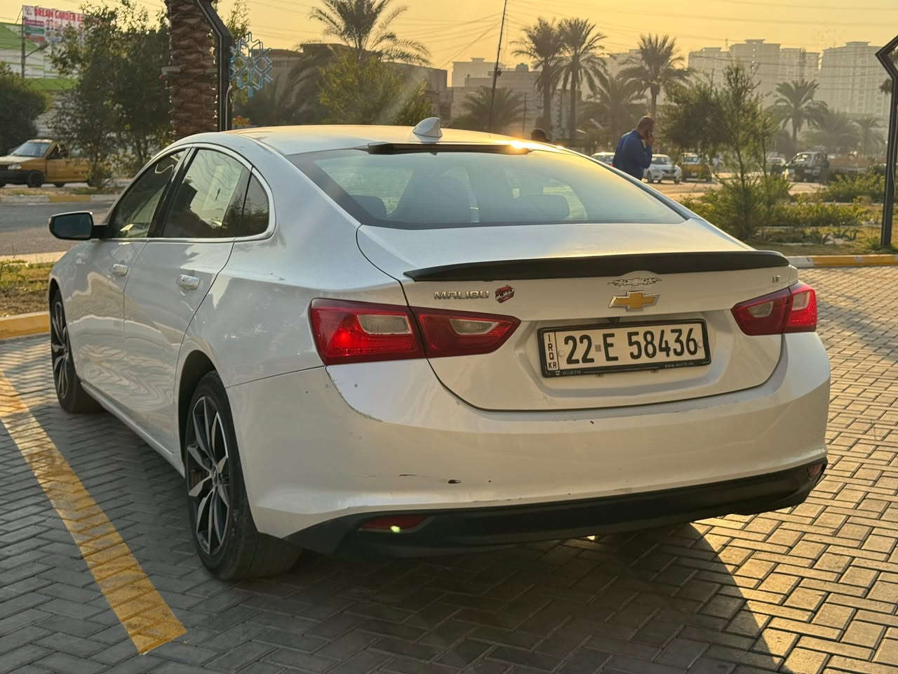 ماليبو 2017مكينه 1500تربو leبس دعاميه اماميه وربع باب صبغ جاهزه من كلشي 4بصمات مكان حي جهاد السعر 106مرارس عادي ***********
