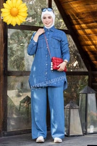 سوت جينز نسائي • فرنسي أصلي • خامة ممتازة