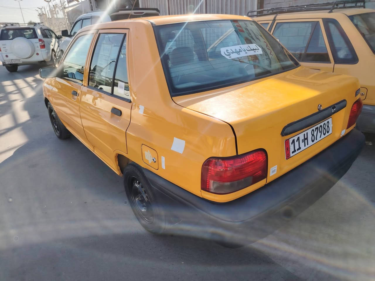 السلام عليكم سايبه 2018 رقم بغداد مصفره هي او غرامات السياره جير بمكينه تخم تايرهكله بشرط تبريد ثلج تدفئه شغاله سياره جاهزه ما بيها كل نقص مكان السياره بغداد والسعر 47؟ ***********
