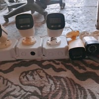 توفر كامرات مراقبة مستعمله شغالات على فحص.عدد 6 ست كامرات مراقبة مستعم...