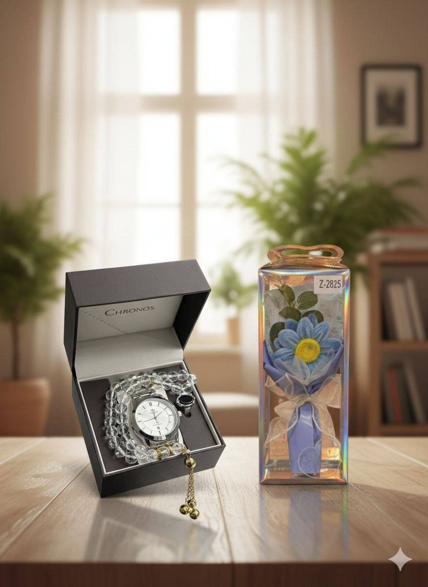 1، ساعه رولكس
2. محبس 
3. ⁠سبحه 
4. ⁠بوكس جلد
5. ⁠باقت ورد صناعي


**إذا كنت صاحب هذا الإعلان وتريد حذفه لأي سبب، رجاءا أرسل رسالة إلى الدعم الفني**