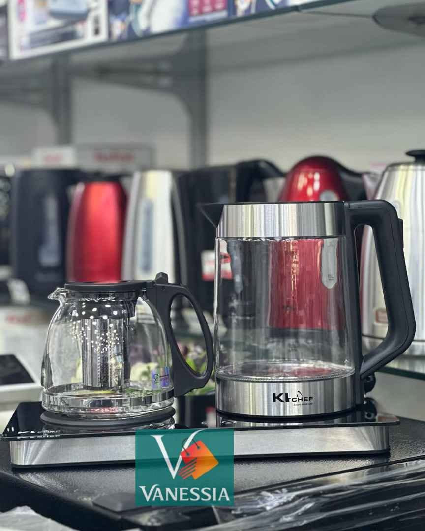 Bouilloire + théière KITCHEF avec plaque 1500 W
 
✅ARRÊT AUTOMATIQUE
✅BASE ROTATIVE À 360°
✅ ÉLÉMENT CHAUFFANT CACHÉ
✅ ÉCONOMIE ÉNERGÉTIQUE
✅ INDICATEUR D’ÉBULLITION LED وهران, الجزائر


**إذا كنت صاحب هذا الإعلان وتريد حذفه لأي سبب، رجاءا أرسل رسالة إلى الدعم الفني**