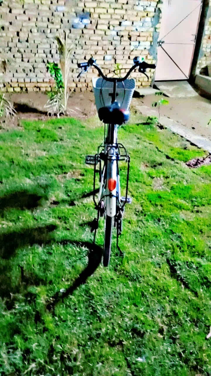 السلام عليكم
بايسكل نضيف الحجم 27 حساس وبدالة شغالات 
وياله مختمه 
اللون سلفر 
لا صبغ ولا لحسم وضع شركه 
السعر 130
العنوان بعقوبة التحرير 
***********
