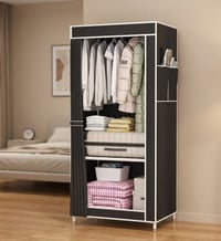 خزانة ملابس قماشية متعددة الطبقات – Fabric Armoire بحجم 56×44×146 سم خ...