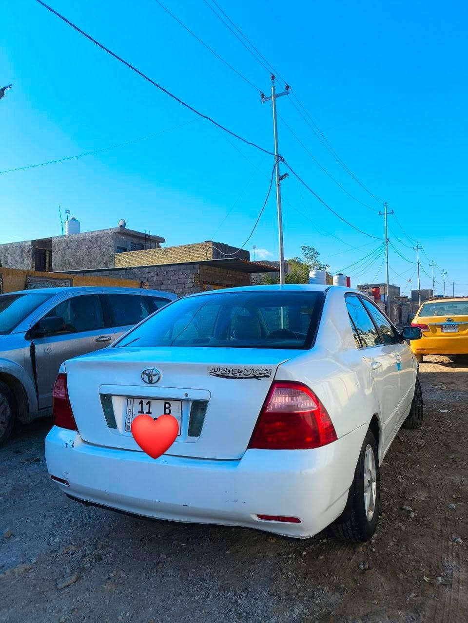 السلام عليكم كورلا بيكاتشو موديل2006 للبيع
رقم بغداد انگليزي مشروع وطني بسمي بأي مرور تداور سنويه جديده مكينه مكفوله كير وتبريد وحداديه وتخم تاير سياره  بيها  ضربهه با صندوك والجاملغ عكس السايق  ومصلحه مصبوغه عام للجماليه
السياره جاهزه وخيرمن الله ترايك وين تريد طلع بيها السعر75 وبيها شويه مجال للشراي مكان السياره الكوت 
رقم الهاتف ***********
