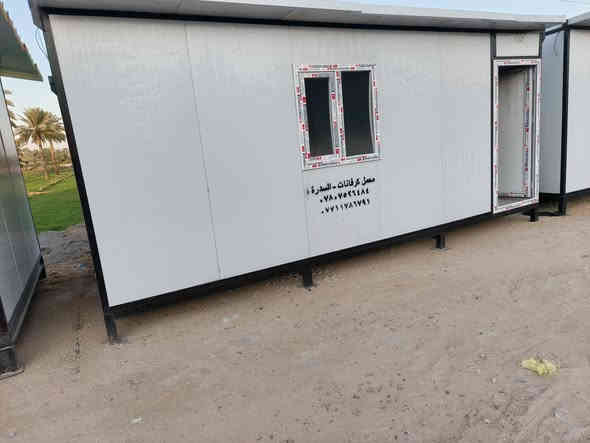 معمل كرفانات السدرة لتجهيز كافه أنواع الكرفانات والدور الجاهزه شغل ممتاز العنوان طريق حله بغداد قرب سيطره الآثار ويوجد توصيل لكافة المحافظات للاتصال ***********//***********
