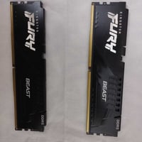 رامات DDR5 RAM  Kingston fury (8×2) 16GB 6000MHZ CL30 مستخدم نظيف  KIM...