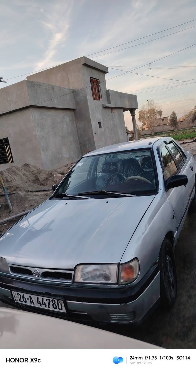 السلام عليكم
للبيع نيسان سني 1992
رقم صلاح الدين دولي 
سنويه 2029
السيارة ابسمي تحول ثاني يوم
كير  شرط محرك بي خيط تبخير 
صدر امامي خلفي زين 
درايم شفت جديد باتري جديد دشبول جديد تايرات بل جيس خلفي امامي نص عمر السياره حلوه وكاعده  والكشر شوف العين مصبوغه حزام 
السعر 35وبيه مجال 
للستفسار ***********
