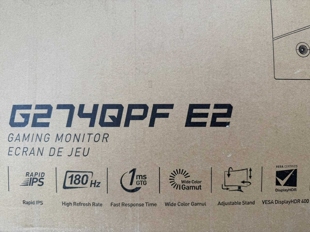 شاشة كيمنك msi
180 hz
27 انش
مستخدمة شهر واحد فقط 
كلشي كامل نظيفة 100%
السعر 285
***********
العنوان ديالى بعقوبة تقاطع القدس
