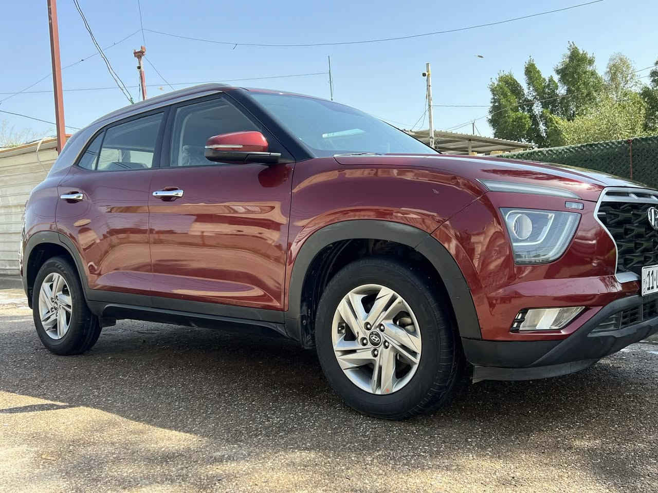 سلام عليكم 🫡. هونداي كريتا   موديل 2022كفاله عامه سياره   بصمه نص فول داخل لونين رقم بغداد  جديد كير مكينه تبريد صدر داخل خارج كله جديد  سعر 175بيه مجال عنوان بغداد حي العامل ***********
