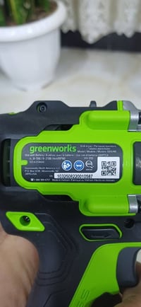 دريل شحن • GreenWorks فيتنامي • بطارية ٢٤ فولت ٤ أمبير