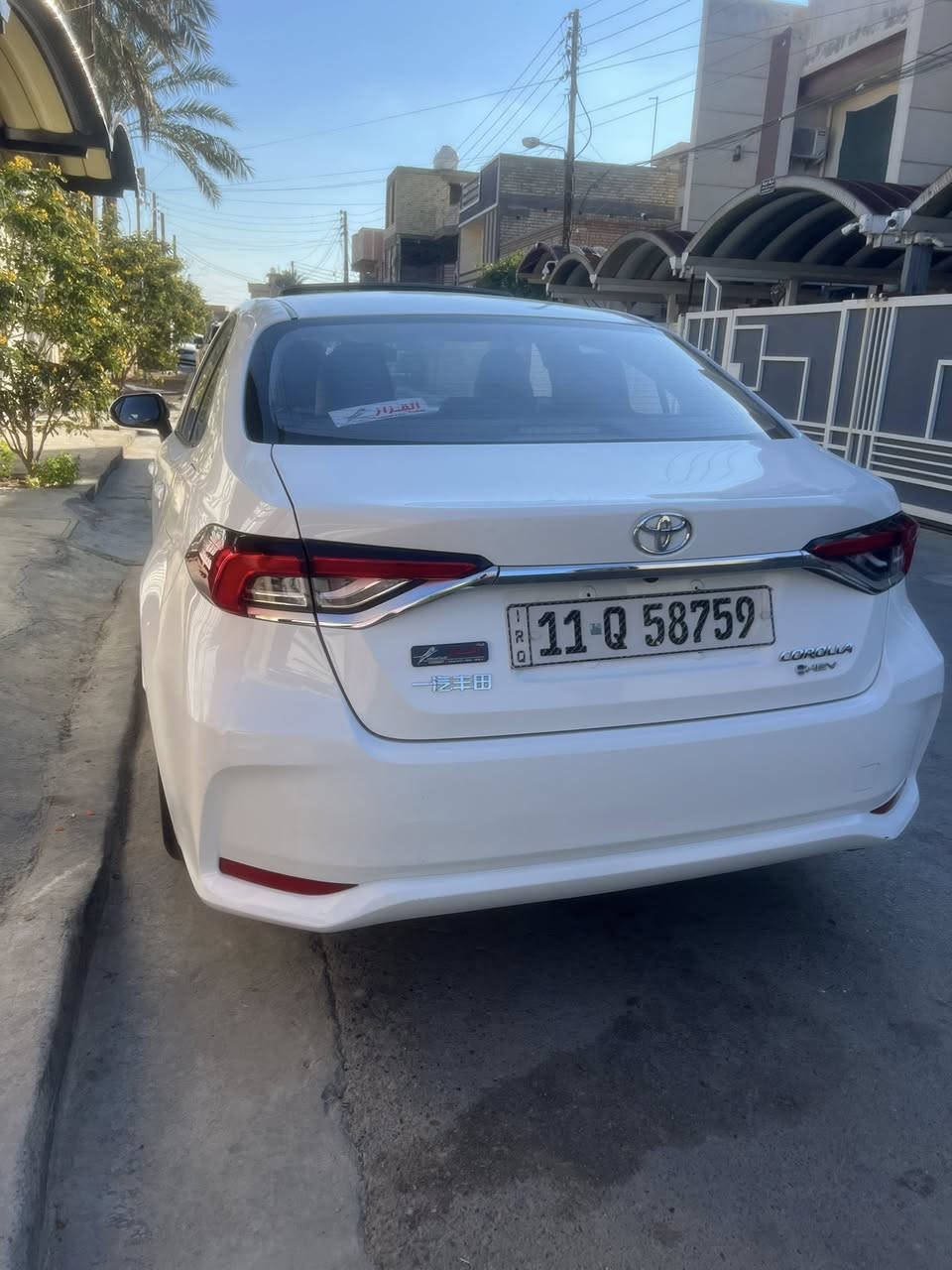 السلام عليكم
كورلا هايبرد 2024 شكل الخليجي 

ماشية ٤٦،٠٠٠الف كيلو

المواصفات:

كشن كهرباء 

فتحة سقف 

بصمه 

قطعتين تبريد 

شاشه

كامره خلفيه 

رادار امامي 

وهواي مواصفات 

السياره بيها طخه بسيطه بل باب الخلف الصدر       الباقي كفاله عامه 

السعر ١٤٨$ وبيها مجال بسيط 

 

للاستفسار ؛***********
