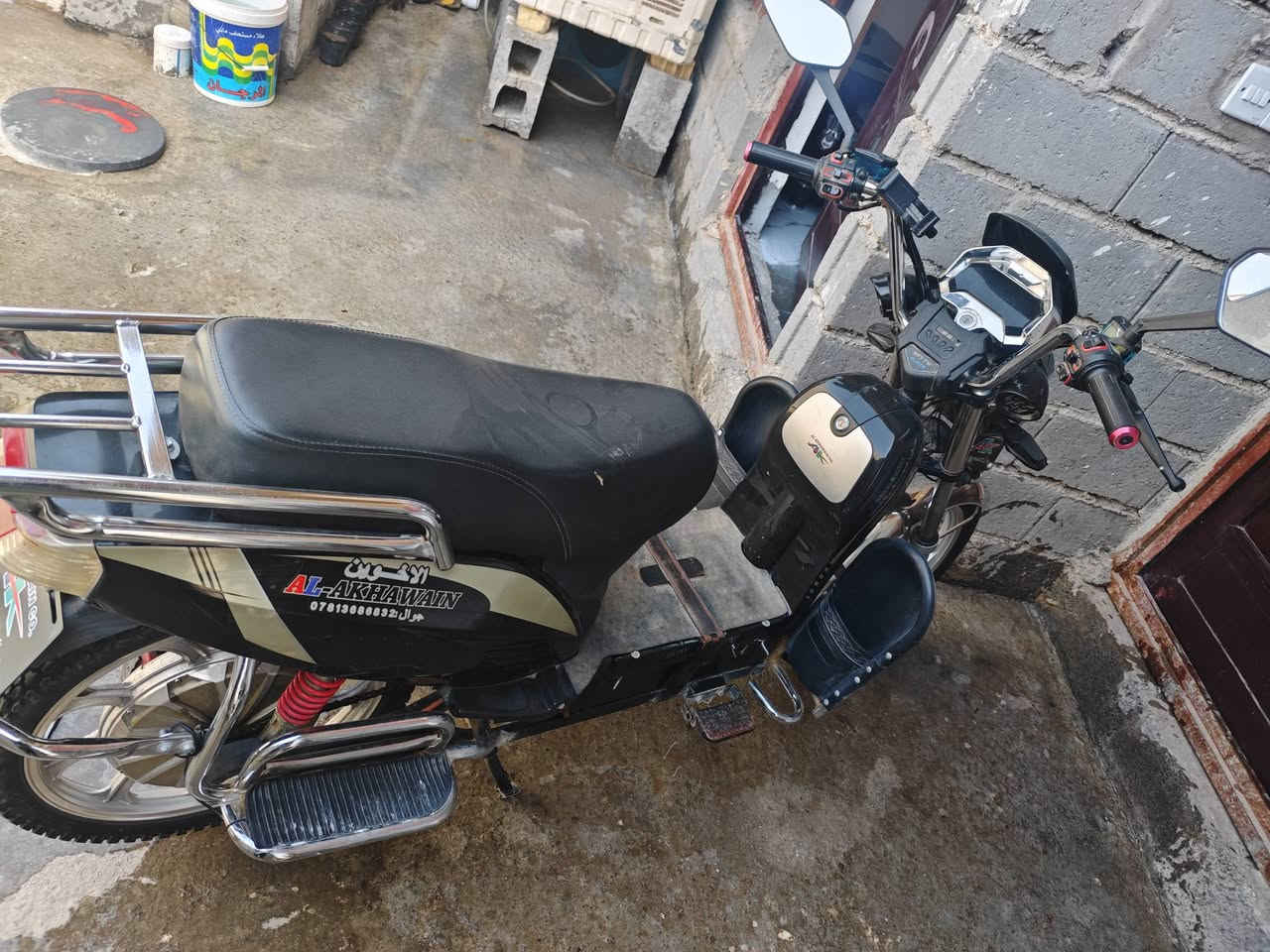 سلام عليكم ورحمه الله وبركاته دراجه شحن هارلي الاخوين 
دراجه نضيفه جداً بطاريت جدد ع الفحص وين ما يعجبك موديل 2025 دراجه ما نقصه برغي امبي ثري شغال كلشي شغال بيه سعر 550 وبيه مجال لان والله العظيم بس البطاريات ب225
تواصل خاص او ع رقم ***********او***********
