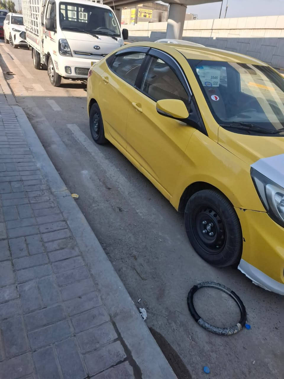 للبيع اكسنت موديل 13 سياره جاهزه من كير مكينه تبريد حداديه تخم تاير خير من الله مكان سياره حله البكرلي السعر 75 الاتصال ***********
