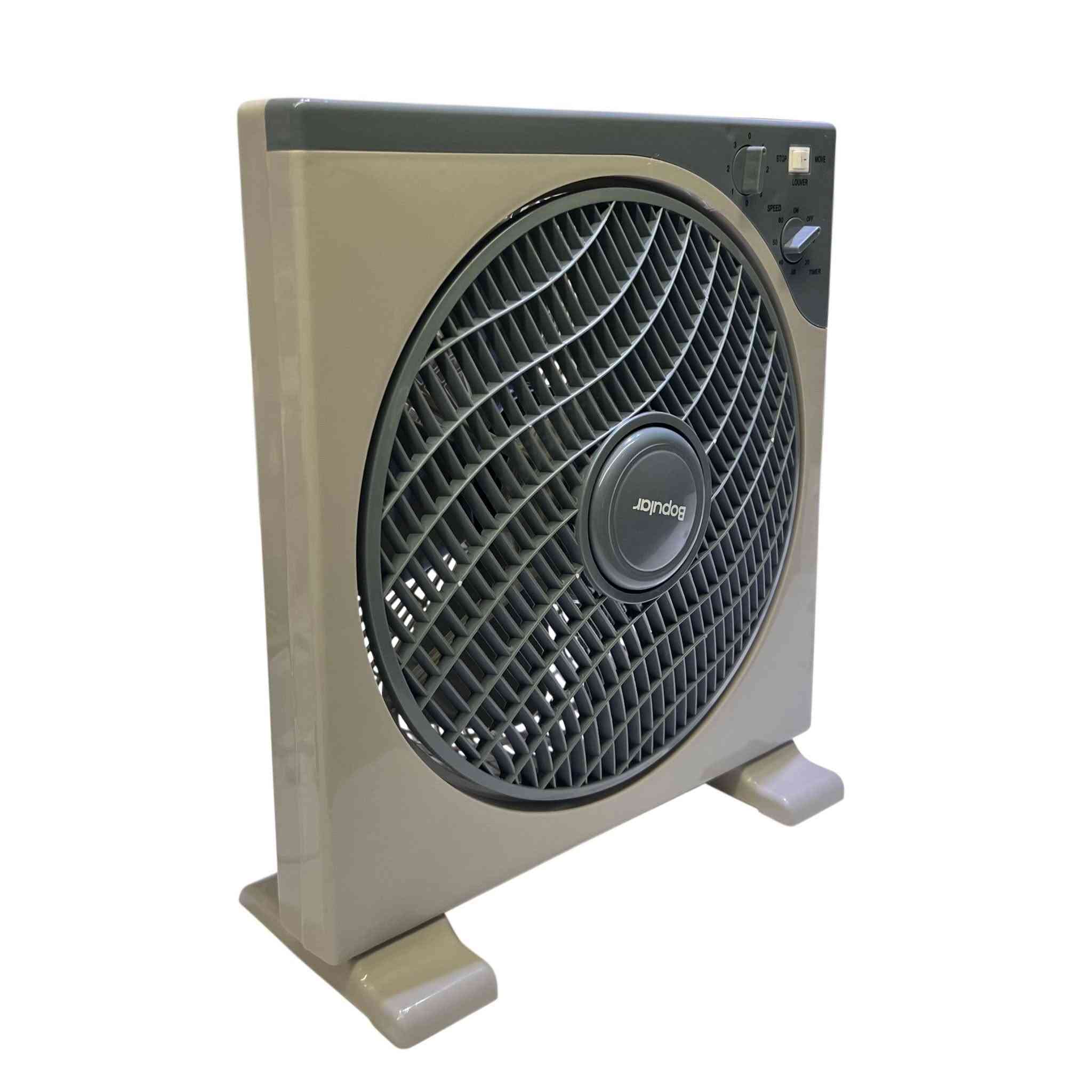 مروحة صندوقية Bopular حجم 12 بوصة (Model: KYT30-A)

• مروحة صندوقية عملية ومصممة للاستخدام المنزلي اليومي لتوفير تهوية مثالية ومريحة في مختلف الغرف.

• مزودة بمفتاح دوار (Rotary Switch) للتحكم واختيار السرعة المطلوبة بكل سهولة.

• تحتوي على 3 مستويات مختلفة للسرعة: عالية Hi (3)، متوسطة Med (2)، ومنخفضة Lo (1).

• مجهزة بمؤقت (Timer) مدمج للتحكم بوقت التشغيل تلقائياً.

• تحتوي على مفتاح خاص للتحكم بالشبكة الدوارة (Rotating Grille Control) لتوزيع اتجاه الهواء.

• مصممة بقواعد تثبيت سفلية متينة لضمان استقرار المروحة على الأسطح المستوية ومنع انقلابها.

• العلامة التجارية: Bopular
• نوع المروحة: مروحة صندوقية (Box Fan)
• الموديل: KYT30-A
• الحجم: 12 بوصة (12" Box Fan)
• الجهد الكهربائي: 220 فولت (220V)
• مستويات السرعة: 3 سرعات (Lo, Med, Hi)
• نظام التحكم: مفتاح دوار (Rotary Switch) + مؤقت (Timer) + تحكم بالشبكة الدوارة
• نوع التيار: تعمل بالاتصال المباشر بمأخذ التيار الكهربائي المتردد (AC electrical outlet)


**إذا كنت صاحب هذا الإعلان وتريد حذفه لأي سبب، رجاءا أرسل رسالة إلى الدعم الفني**