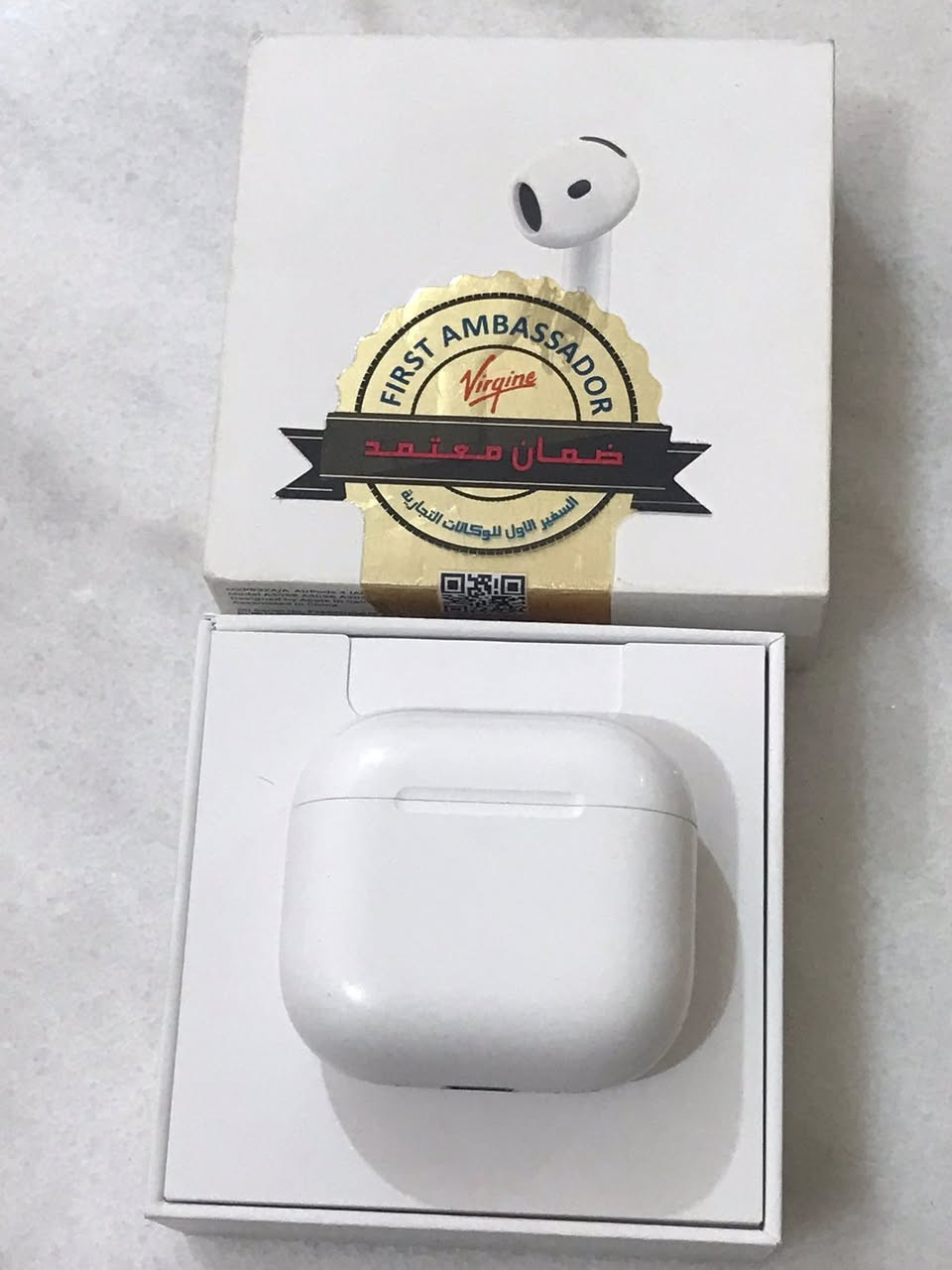 سلام عليكم سماعه AirPods 4 ANC
نضيفه ستخدام قليل اصليه وضمان من متجر ي ستور 
اريده 180 بيه مجال قليل لتواصل ***********
