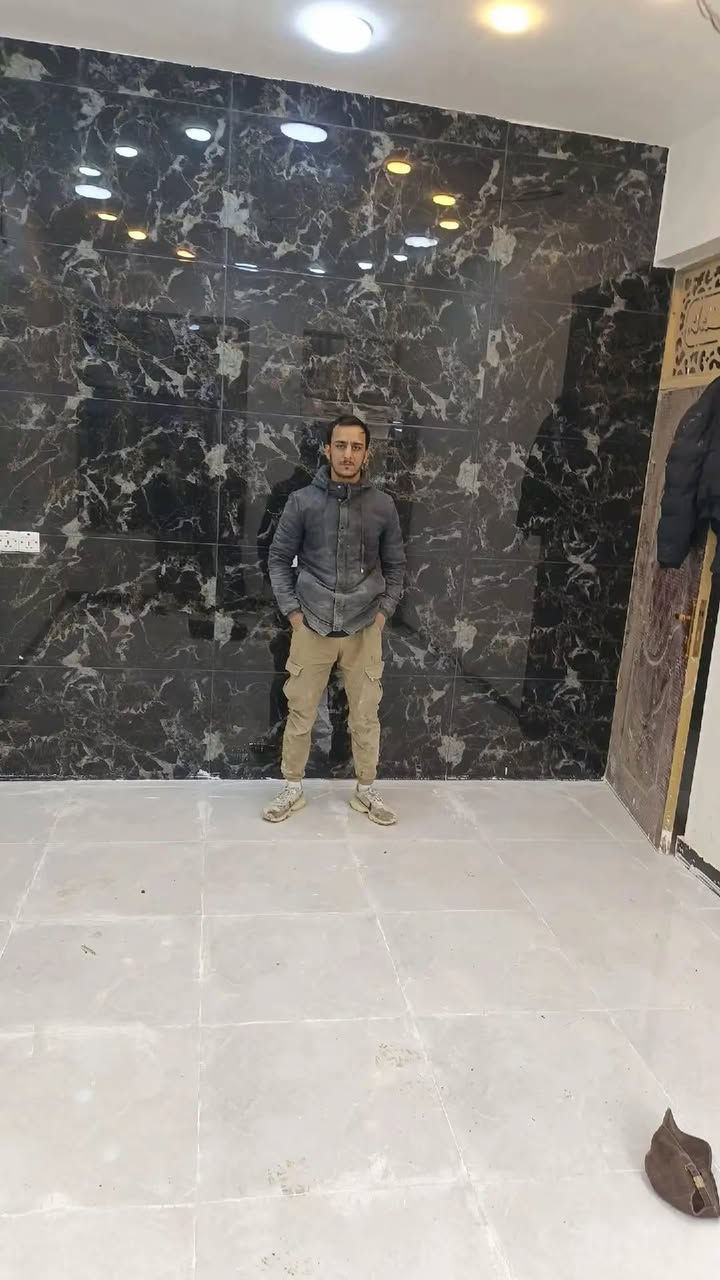 خلفه تطبيق بورسلين سيراميك كاشي ومرمر تركيب درج متفرغ حاليا ***********
