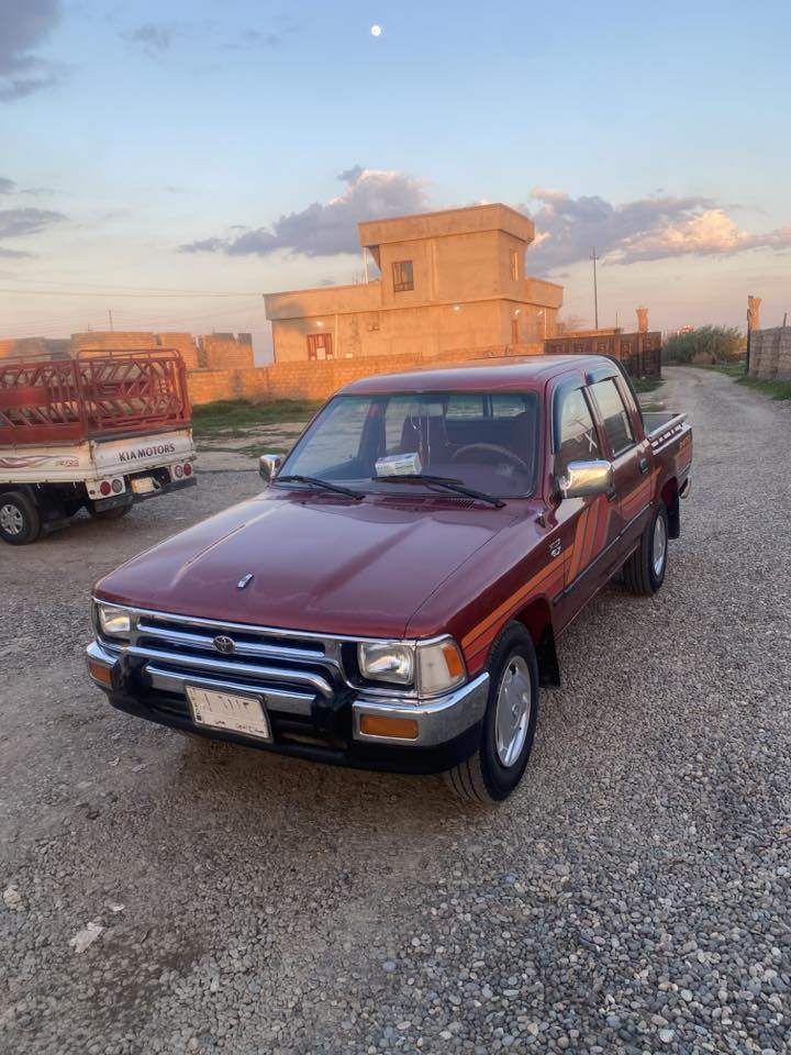 السلام عليكم يوجد بيكم تويتا موديل 93 حار برد داخل احمر محرك  2400 بخاخ السياره جديده  رقم صلاح الدين الماني سنويه تنتهي ب28  شرط الوكاله والتحويل  يرهم مراوس حسب القناعه اخذ فرق انطي فرق يرهم المكان الموصل ناحية القياره قرية الشبالي الاتصال *********** خاص ما اجاوب
