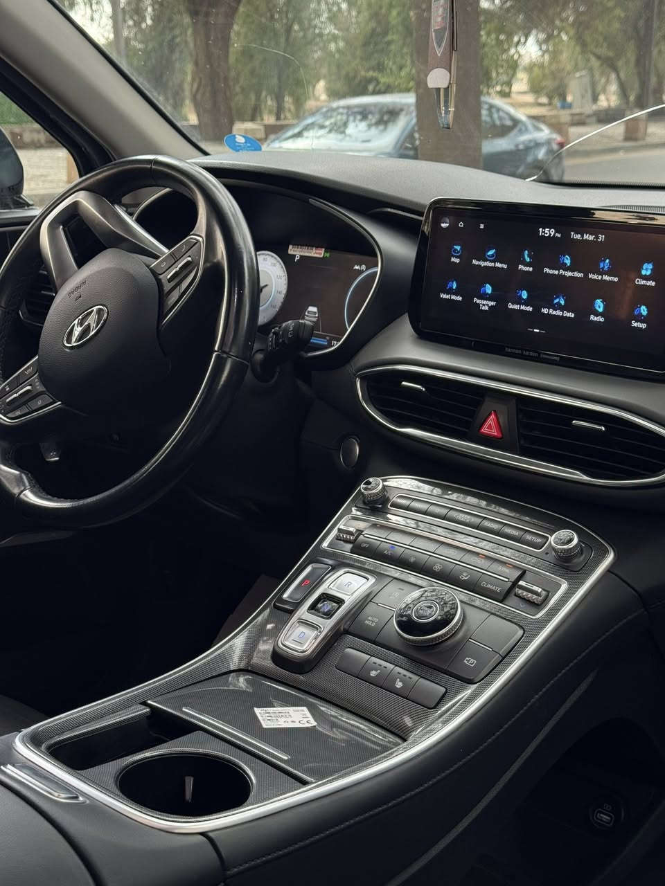 ‎🚗✨�هونداي سنتافي 2022 وارد أمريكي – رقم بغداد�لون مميز يخطف الأنظار 😍
🔹 فول مواصفات�🔹 سقف بنوراما�🔹 تحكم ستيرن كامل + شفتات�🔹 قيادة ذاتية + تحديد مسار�🔹 كروز كنترول�🔹 شاشة كبيرة Apple CarPlay�🔹 كير دكم + سايد بريك دكمة�🔹 جنطة كهرباء + بردادات خلفية�🔹 داخلية جلد + كشنات كهرباء�🔹 محرك 4 سلندر اقتصادي�🔸 كاميرا خلفية + 360 �🔸 تشغيل بصمة �🔸 تشغيل عن بعد�🔸 نظام نقاط عمياء�🔸 تحذير اصطدام أمامي�🔸 إضاءة LED�🔸 مرايات كهرباء �🔸 نظام صوتي عالي الجودة
📌 ملاحظة: بيها قطعة صبغ واحدة + ايرباك ستيرن
🔥 سيارة كاملة من كل النواحي – رفاهية 
 
***********
