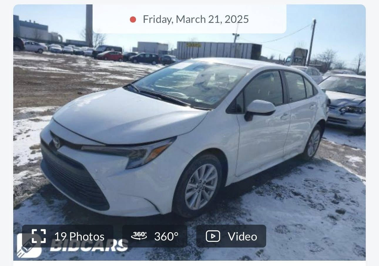 كورلا امريكي هايبرد
2024 Le ( حادثها خلفي بسيط )
ماشية 21 الف 
محرك 1800 
كفالة عامة صبغ بارد تصليح شخط 
رقم بغداد بأسمي 
بصمة ذكية
قيادة ذاتية 
تحديد مسار 
مانع انزلاق 
مانع اصطدام
تحكمات ستيرن 
Auto hold
4 منافذ شحن
السيارة مصروف عليها 
دوشمة وعازل حراري 
واتساب موجود 
***********
