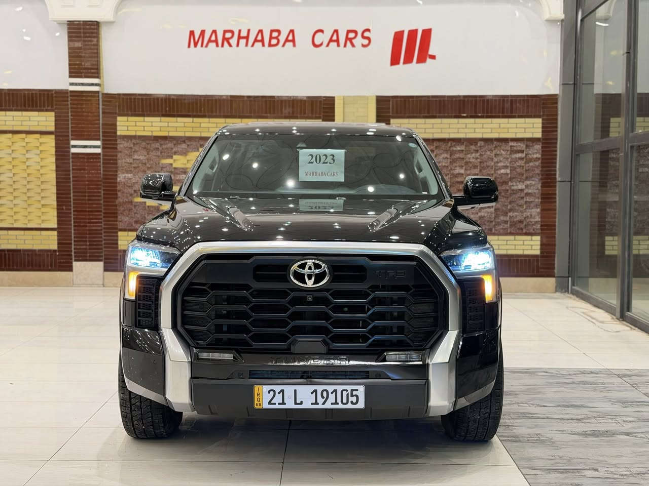 MCA IRAQ 
——————————
BRAND : TOYOTA TUNDRA
CLASS : LIMITED TRD
ENGINE : V6 - 3.4T - 4x4
STATUE : CLEAN TITLE كلين تايتل
YEAR : 2023
PRICE : $$
COUNTER : 49.000 MILE
IMPORTING : وارد كندى
ADRESS : Erbil , أربيل شارع ١٠٠م صف دائرة گمرگ
FOR IFORMATION CALL US :
MARHABA CARS 
 📞 : ***********
📞 : ***********
